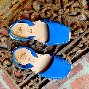 Pons Avarcas Classic French Blue Sandals 8